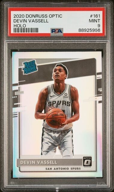 Devin Vassell Holo RC PSA 9 2020-21 Donruss Optic