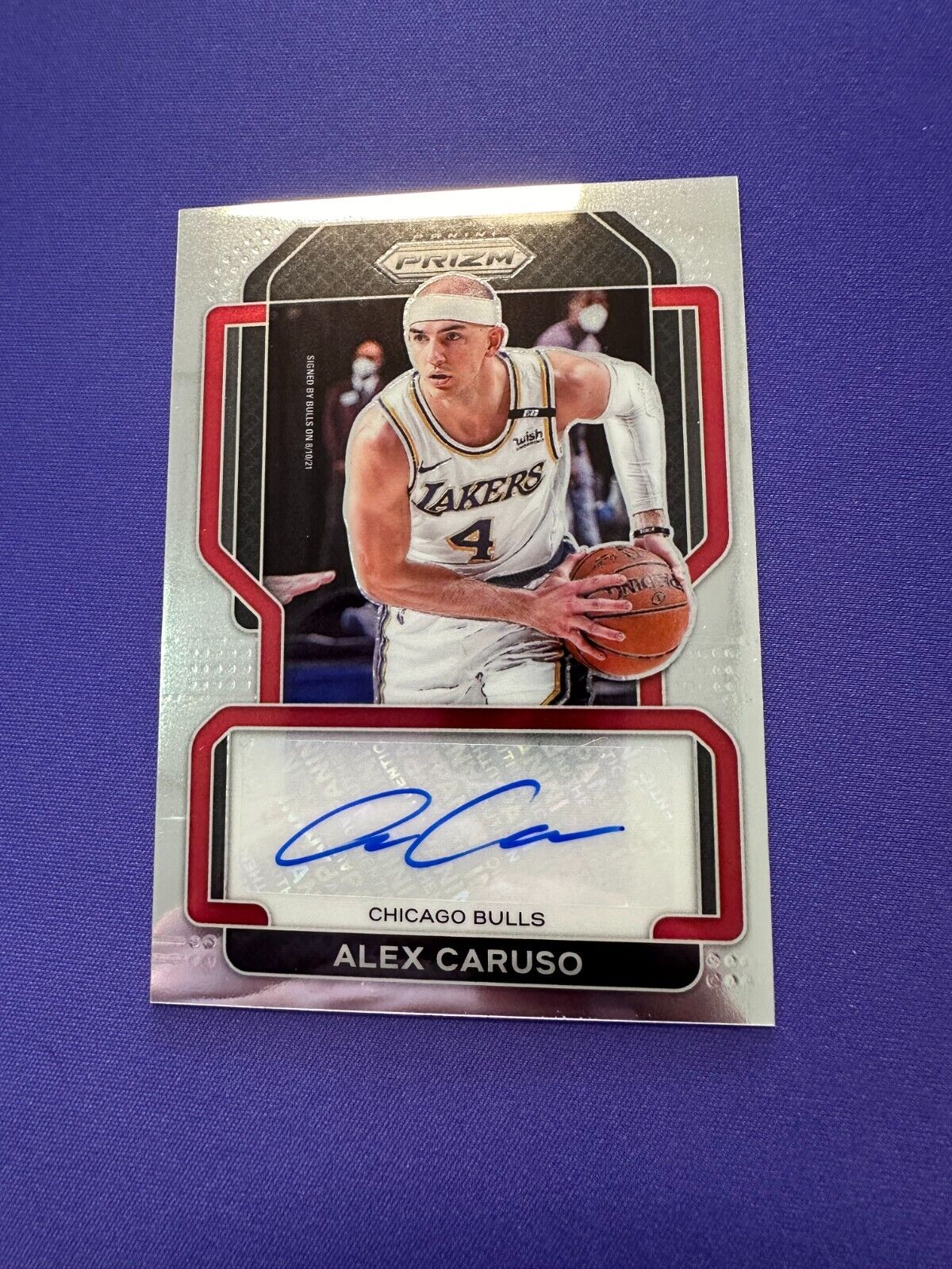 Alex Caruso AUTO 2021-22 Prizm