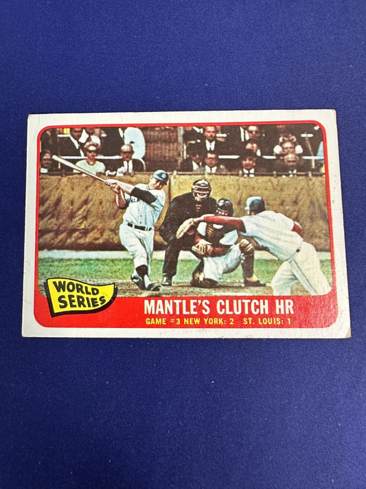 Mantle's Clutch Home Run *EX* 1965 Topps