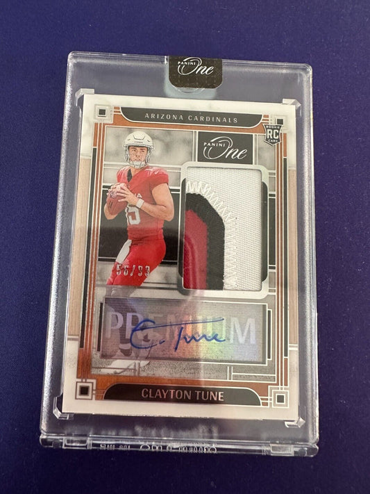 Clayton Tune RPA /99 3 Color Patch RPA 2023 Panini One