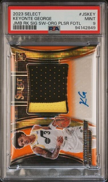 Keyonte George Orange Pulsar FOTL /30 RPA AUTO RC PSA 9 2023-24 Select