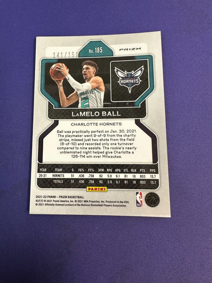 LaMelo Ball Blue Disco Prizm /150 2021-22 Panini Prizm