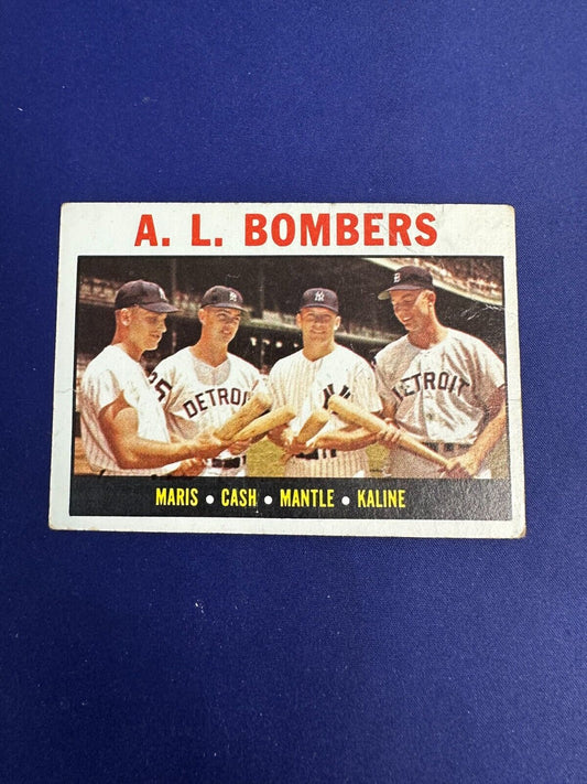 Al Bombers Maris/Cash/Mantle/Kaline *PR* 1964 Topps