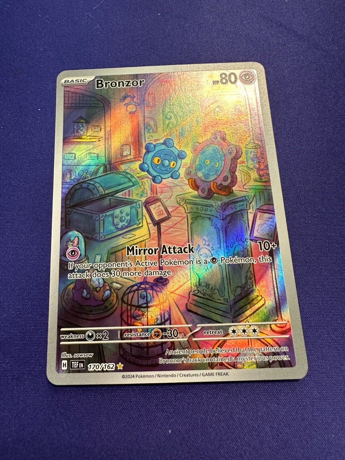 Bronzor 170/162 2024 Pokemon Temporal Forces