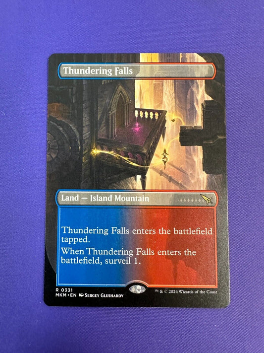 Thundering Falls Extended Art MTG Murders At Karlov Manner