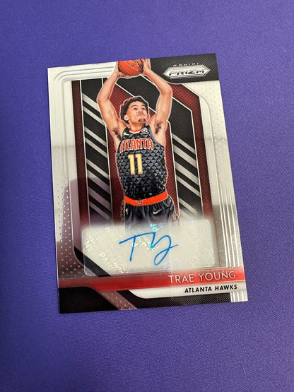 Trae Young AUTO RC 2018-19 Panini Prizm