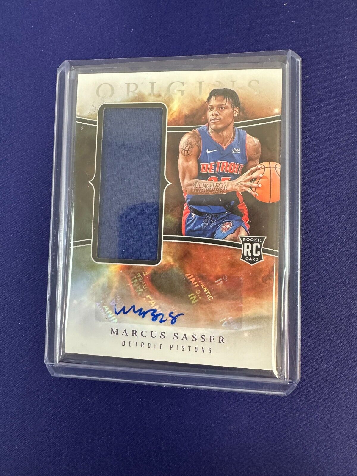 Marcus Sasser Origins Patch Auto RC 2023-24 Origins