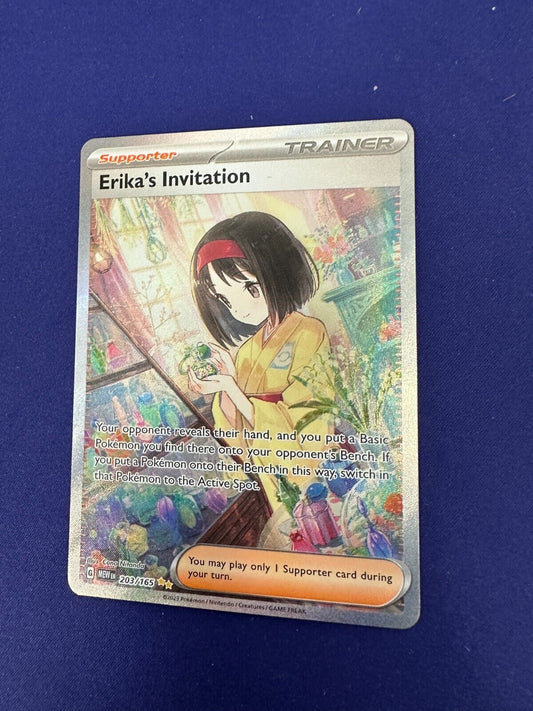 Erika's Invitation 203/165 Scarlet & Violet 151 2023 Pokemon