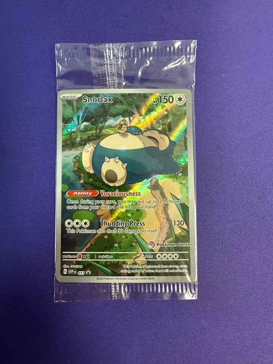 Snorlax 051 Black Star Promo Pokemon Center