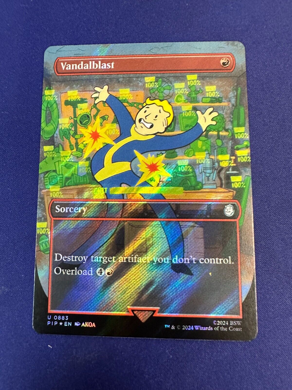 Vandalblast Extended Art Surge Foil Fallout