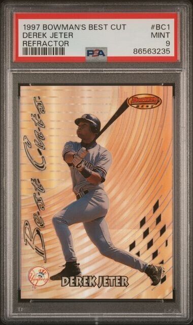 Derek Jeter Bowman's Best Cut Refractor 1997 PSA 9