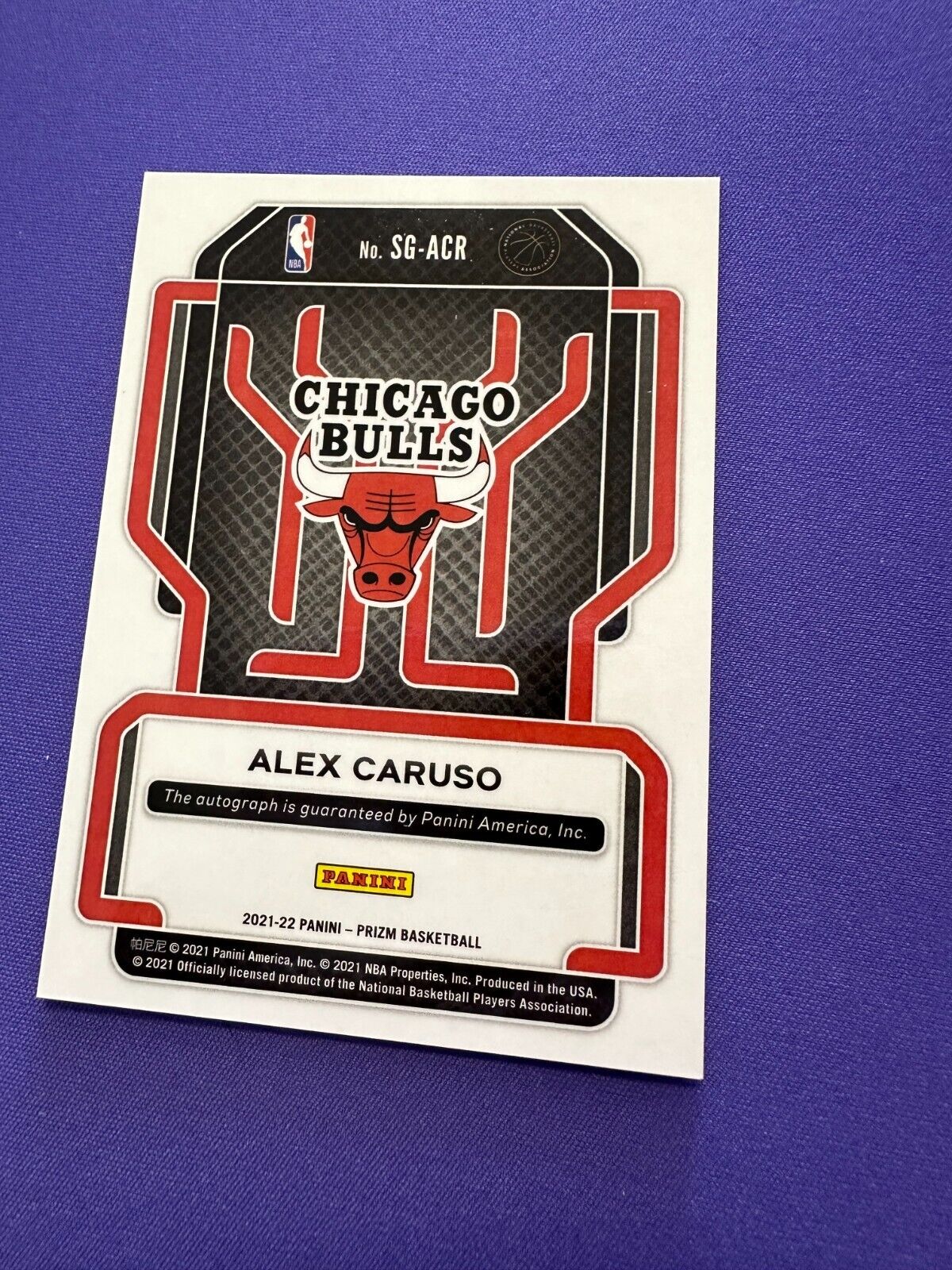 Alex Caruso AUTO 2021-22 Prizm