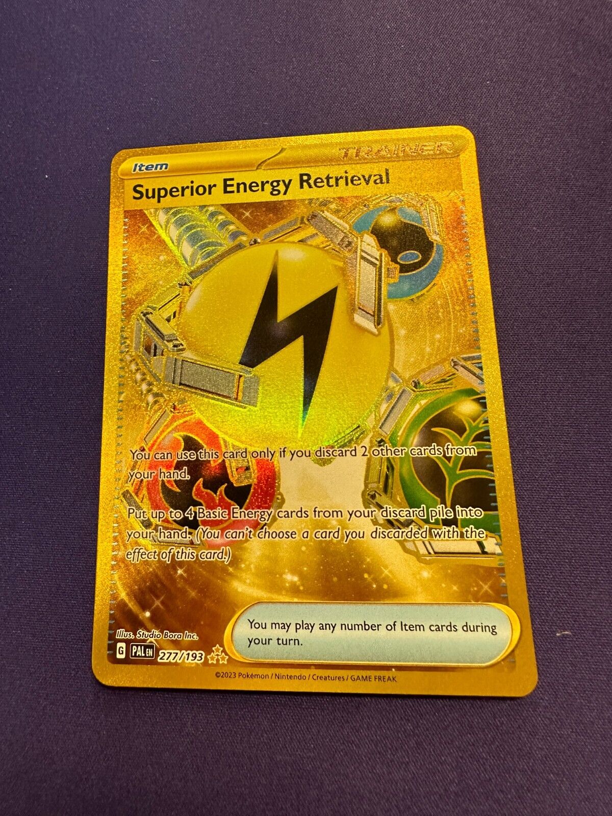 Superior Energy Retrieval 277/193 2023 Pokemon Paldea Evolved