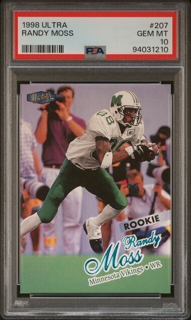 Randy Moss PSA 10 RC 1998 Fleer Ultra