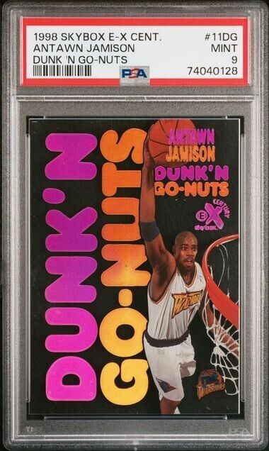 Antawn Jamison Dunk 'N Go-Nuts PSA 9 1998-99 Skybox E-X Century