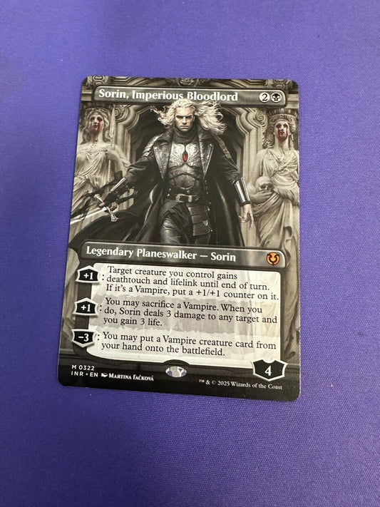 Sorin Imperious Bloodlord Extended Art Innistrad Remastered