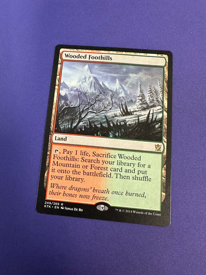 Wooded Foothills MTG Khans of Tarkir *LP*