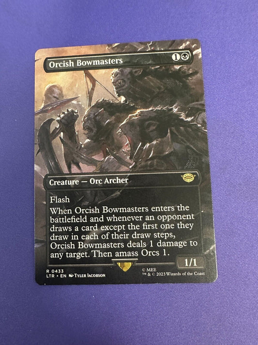 Orcish Bowmasters Extended Art MTG LOTR