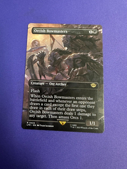 Orcish Bowmasters Extended Art MTG LOTR