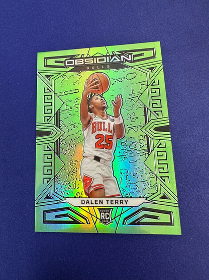 Dalen Terry Green Flood /25 RC 2022-23 Obsidian