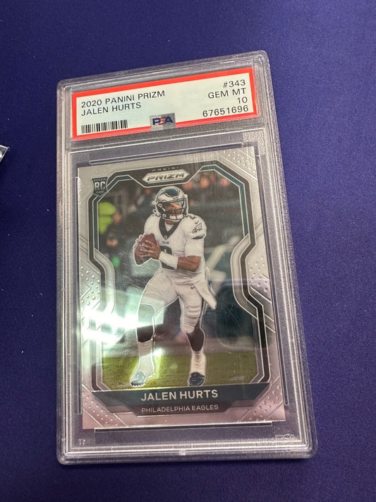 Jalen Hurts Base Prizm RC PSA 10 2020 Prizm