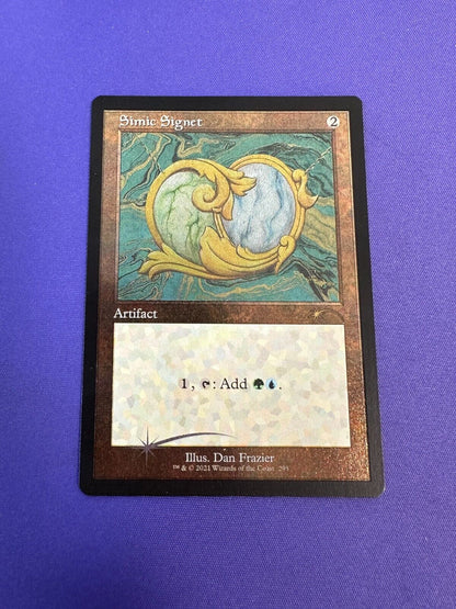 Simic Signet Foil Etched Secret Lair Drop MTG