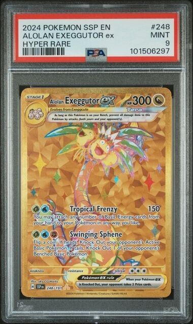 Alolan Exeggutor ex Surging Sparks EN #248 PSA 9