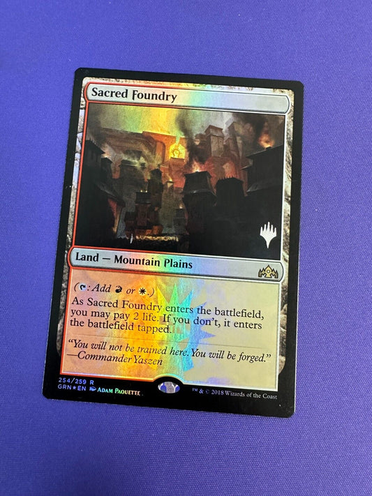 Sacred Foundry Foil Guilds of Ravinca Promo MTG *LP*