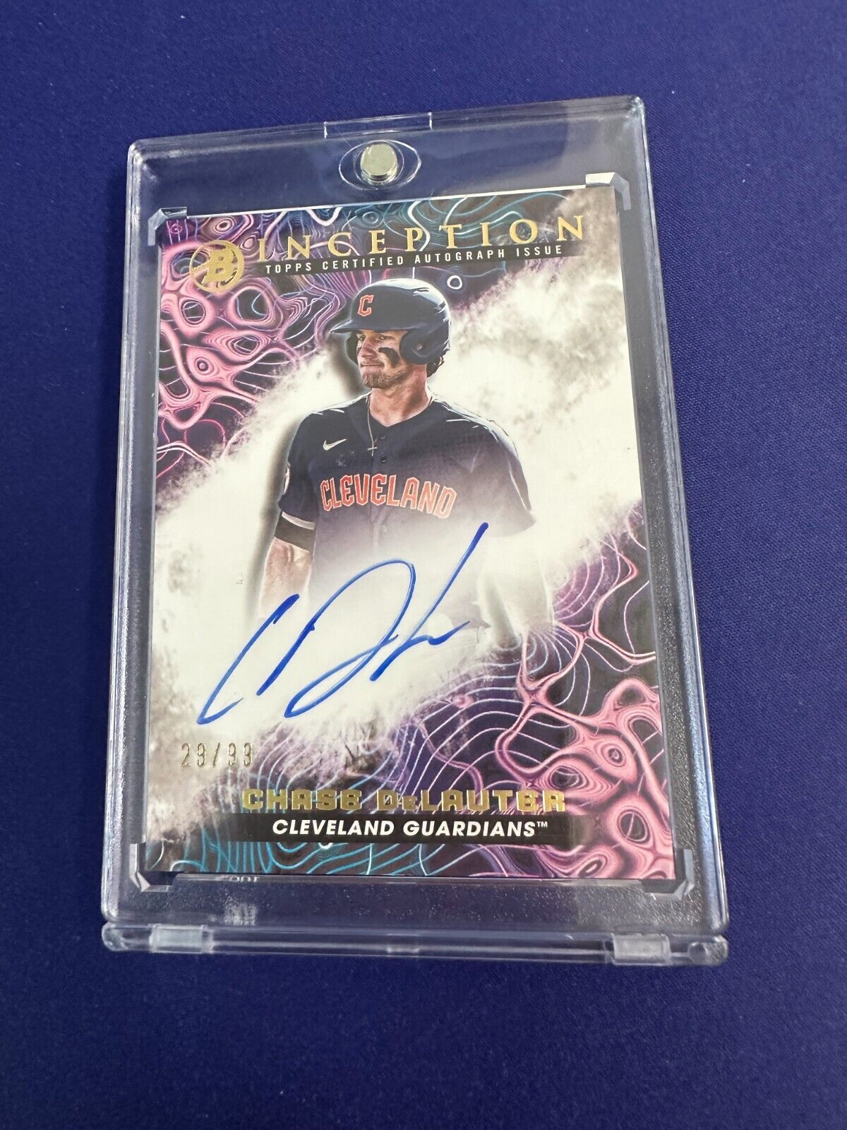 Chase DeLauter AUTO /99 Bowman Inception RC