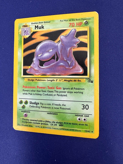 Muk 13/62 1999 Pokemon Fossil