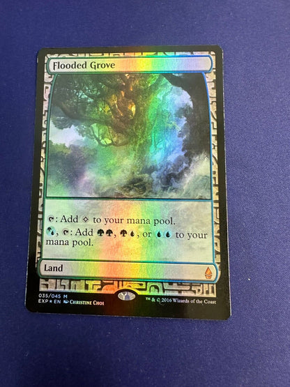 Flooded Grove Zendikar Expeditions Foil