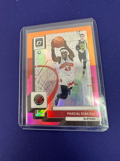 Pascal Siakam Orange / Pink Two-Tone /15 SSP 2022-23 Donruss Optic