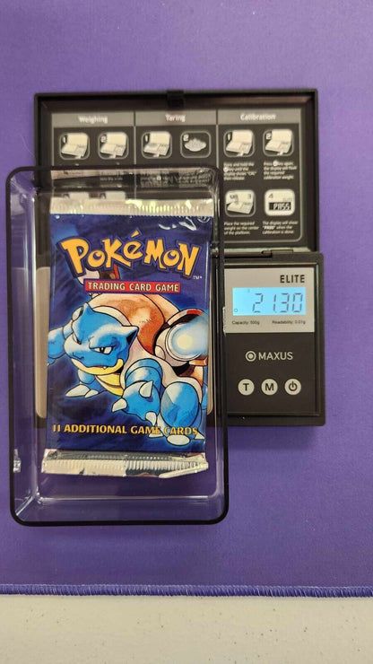 Pokemon Base Set Booster Pack Blastoise Factory Sealed Heavy - 21.30