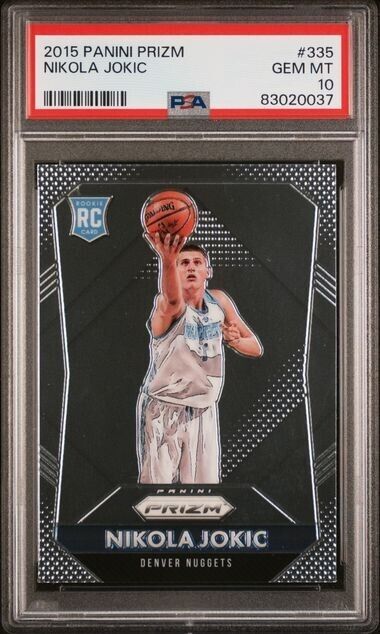 Nikola Jokic RC PSA 10 2015-16 Panini Prizm