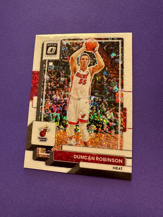 Duncan Robinson White Sparkle 2022-23 Optic