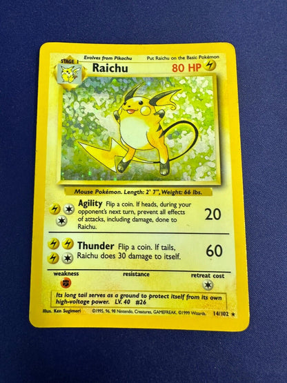 Riachu Holo *HP* 1999 Pokemon Base Set