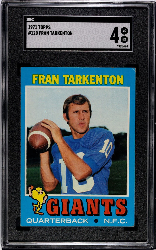 Fran Tarkenton SGC 4 1971 Topps