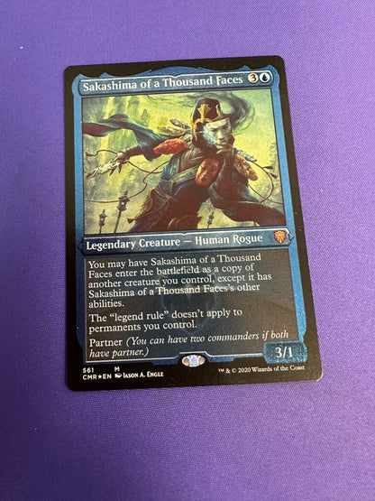 Sakashima of a Thousand Faces Foil Etched MTG Commander Legends