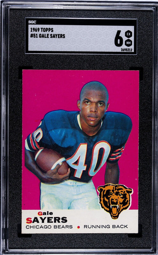 Gale Sayers SGC 6 1969 Topps