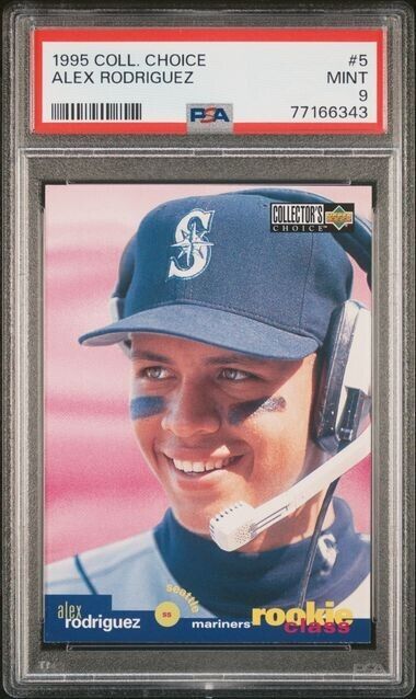 Alex Rodriguez RC PSA 9 1995 Upper Deck Collector's Choice