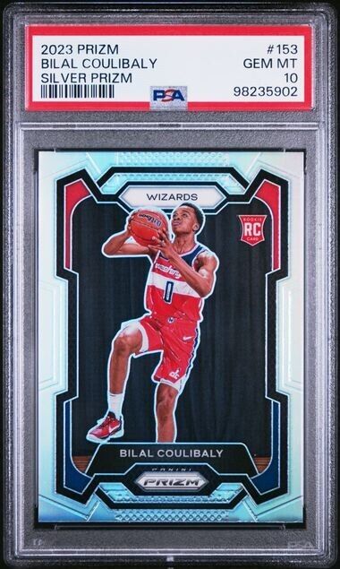 Bilal Coulibaly Silver Prizm RC PSA 10 2023-24 Prizm