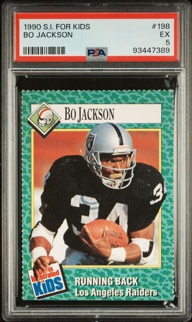 Bo Jackson PSA 5 1990 S.I. For Kids