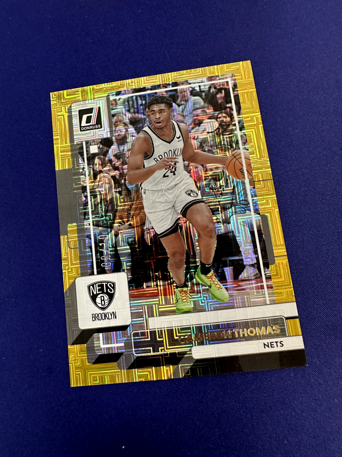 Cameron Cam Thomas Choice Gold /10 2022-23 Donruss