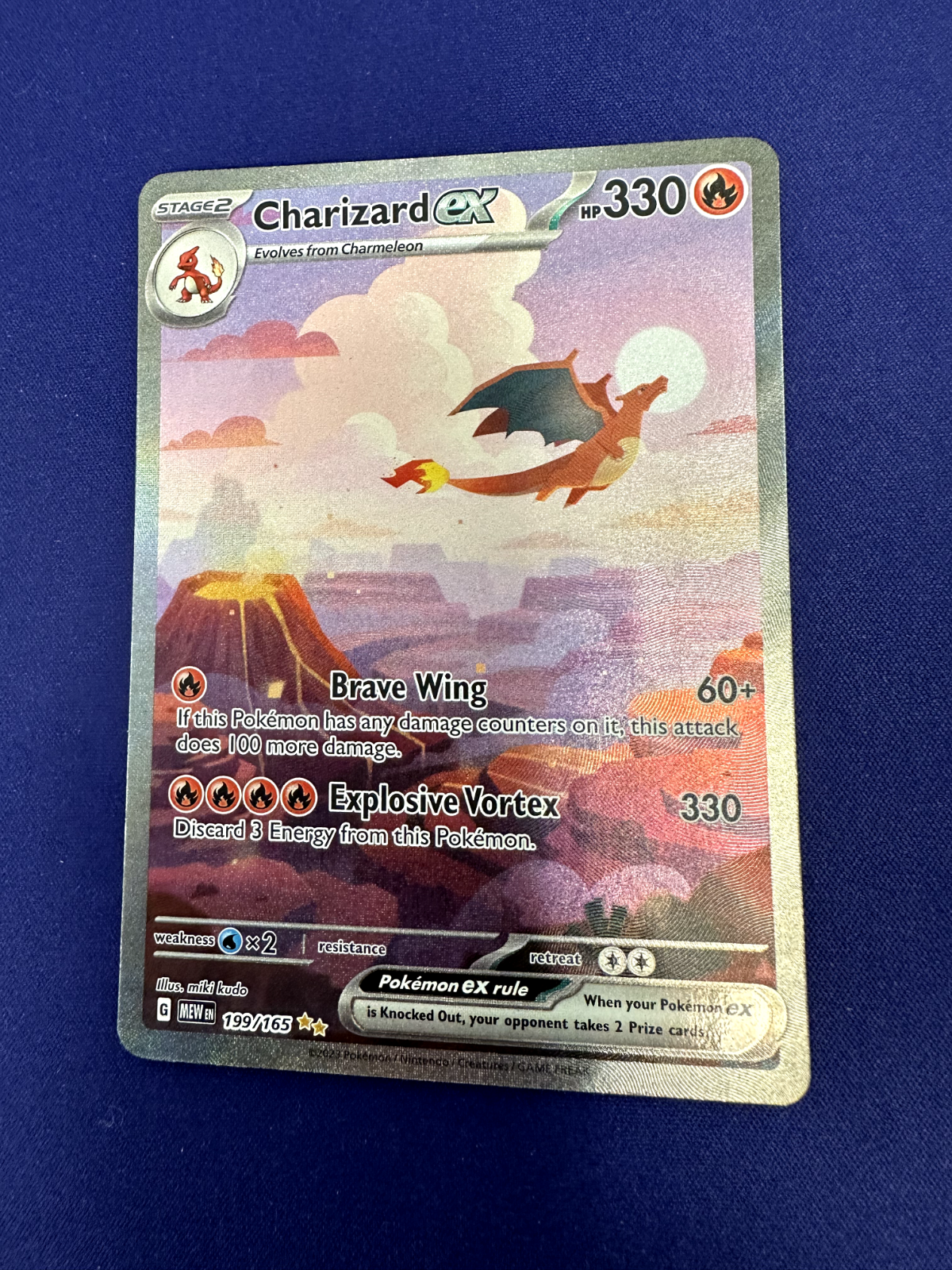 Charizard ex 199/165 Special Illustration Rare 2023 Scarlet and Violet EX/NM