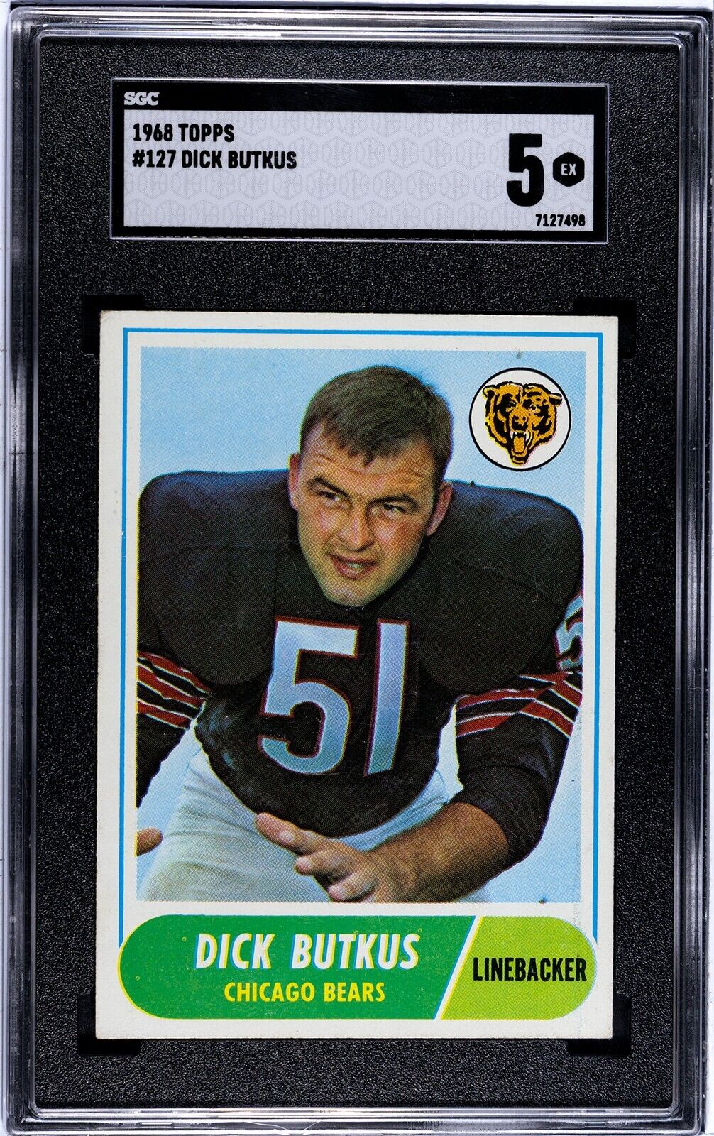 Dick Butkus SGC 5 1968 Topps