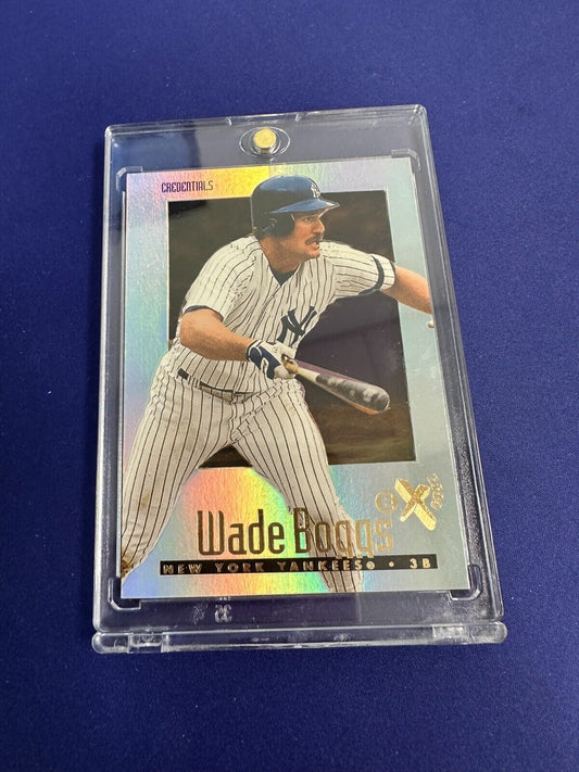 Wade Boggs Credentials /299 1997 E-X2000