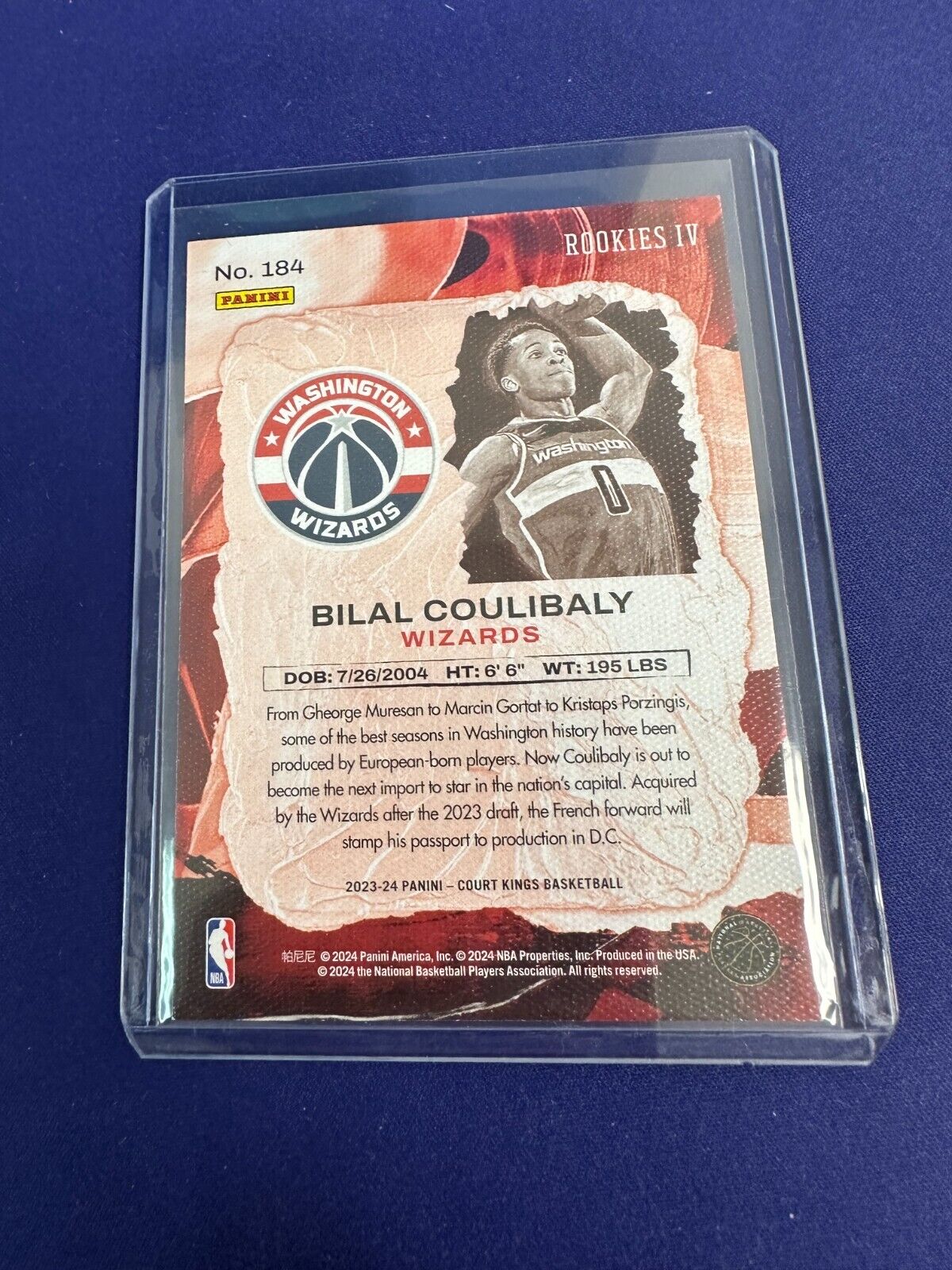 Bilal Coulibaly Rookies IV SP RC 2023-24 Court Kings