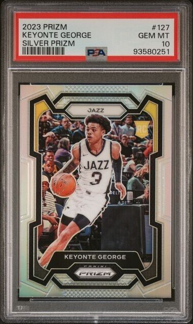 Keyonte George PSA 10 RC Silver Prizm 2023-24 Prizm