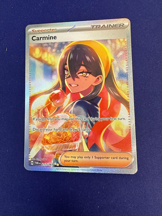 Carmine Secret Illustration Rare 217/167 S&V Twilight Masquerade 2024 Pokemon