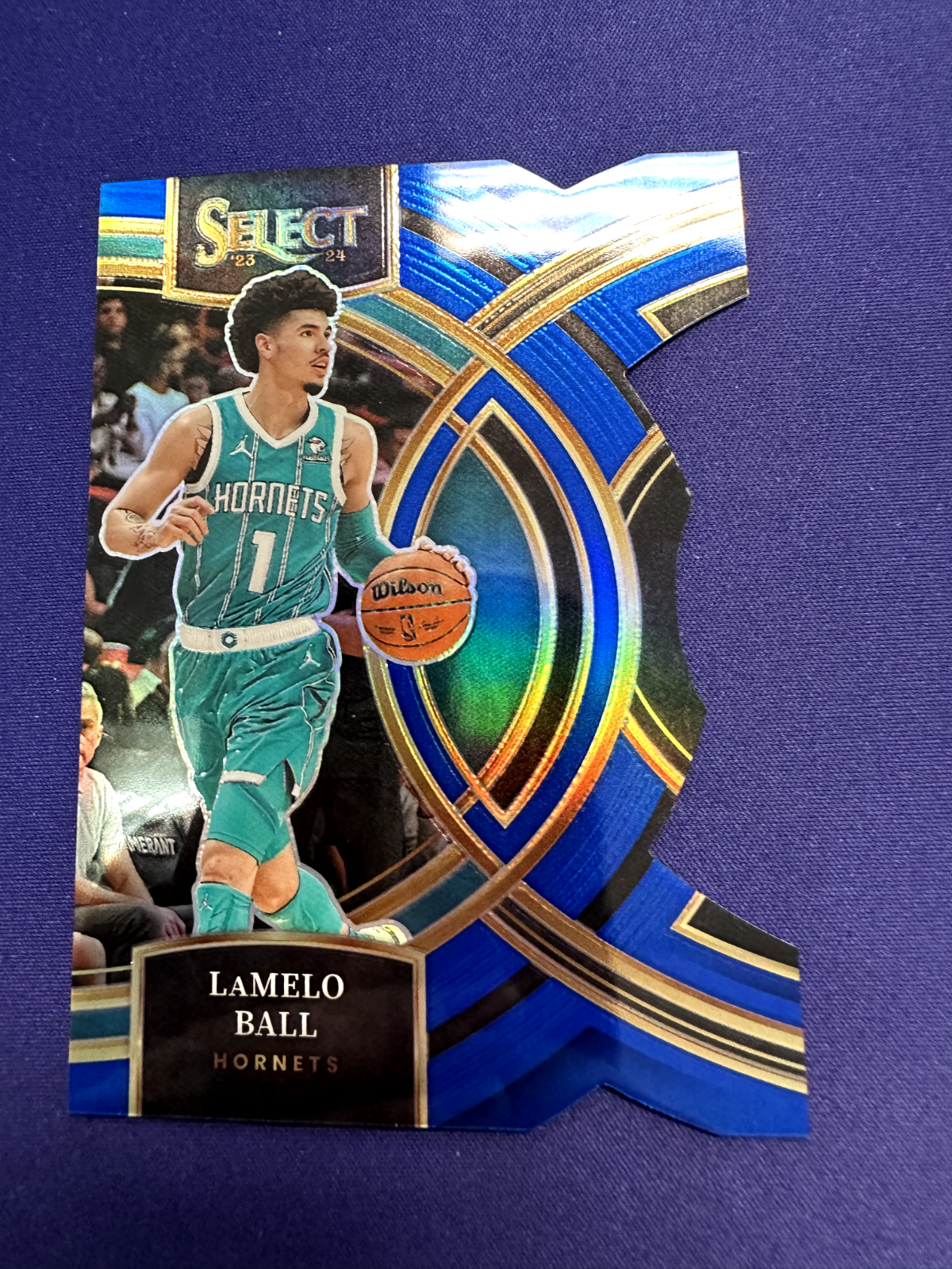 LaMelo Ball Blue Die Cut Premier Level /249 2023-24 Select